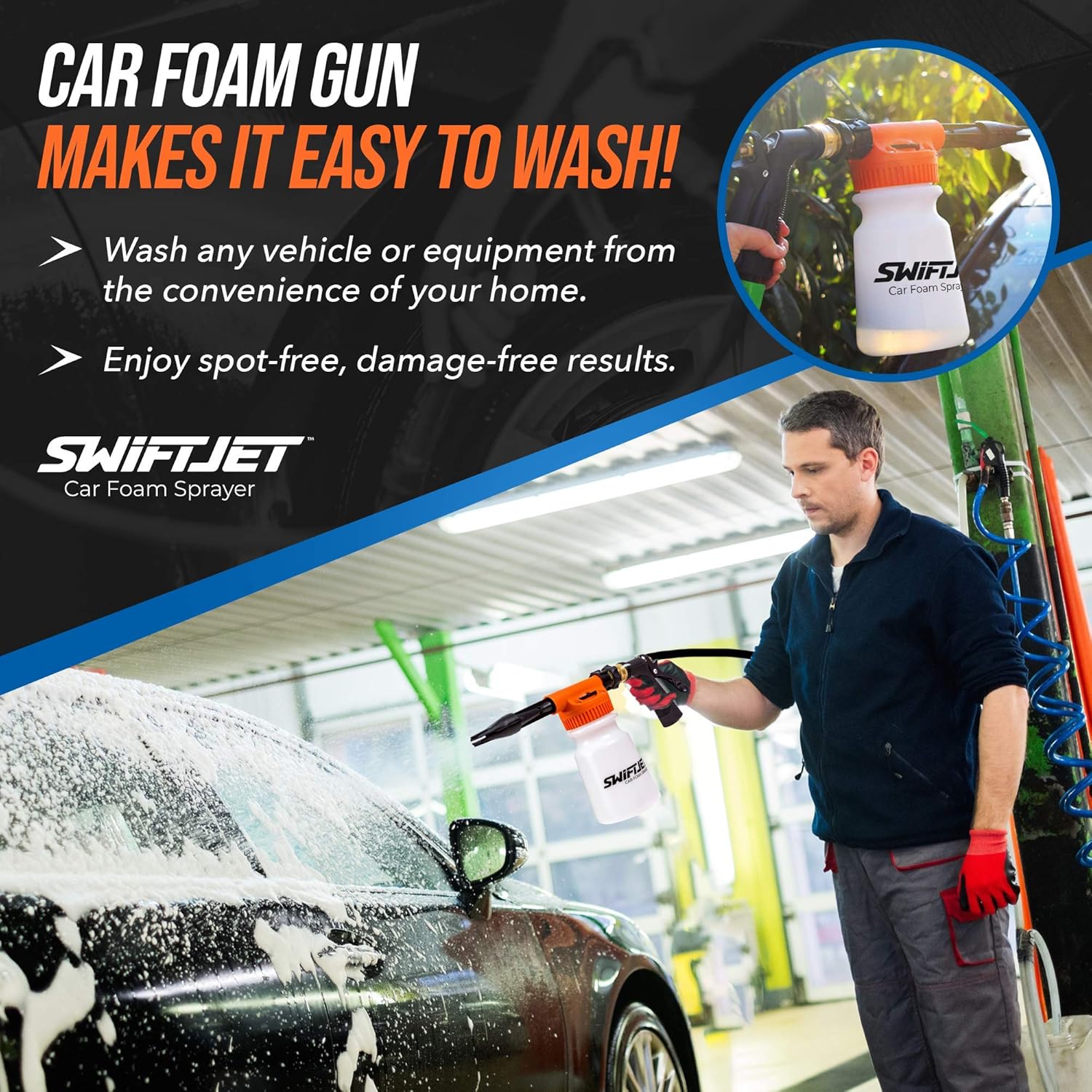 SwiftJet Foam Car Washer