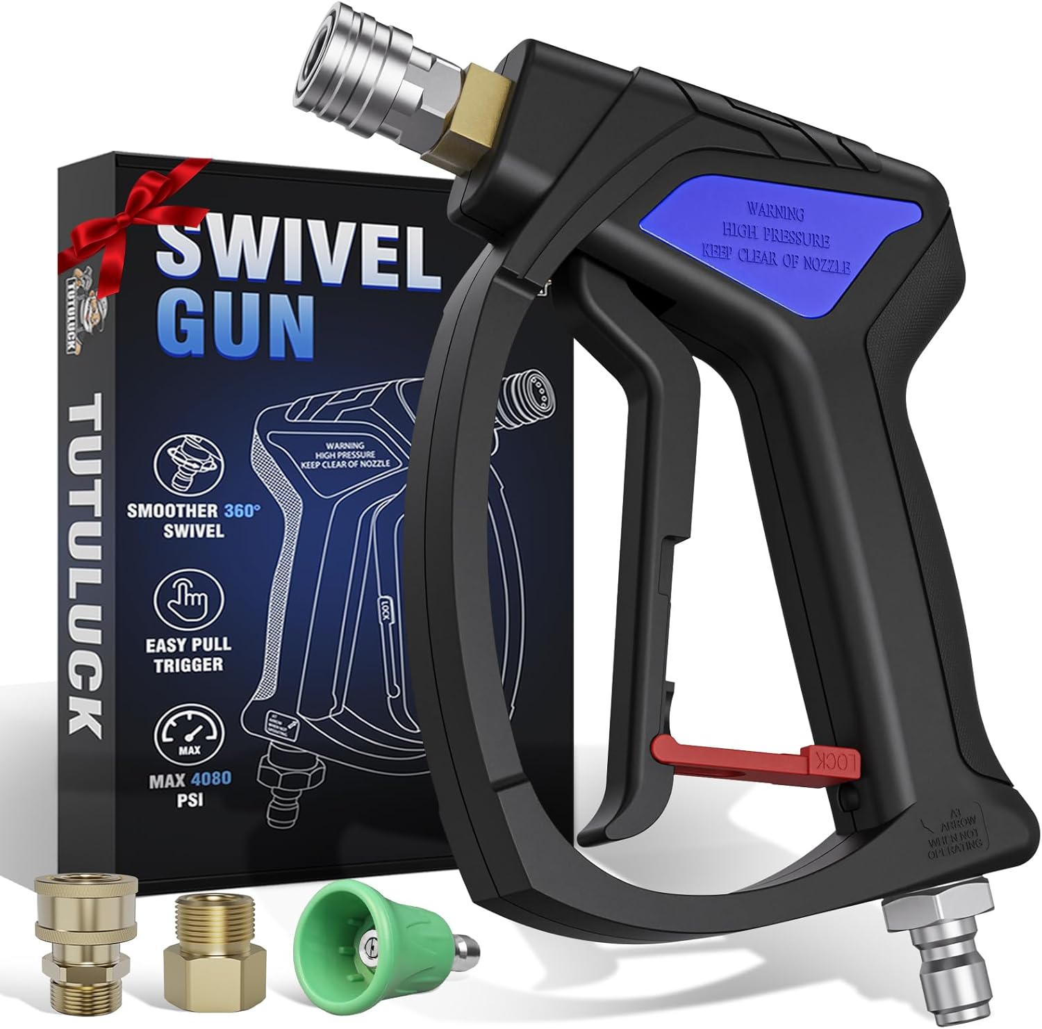 Compact Stubby Pressure Washer Gun