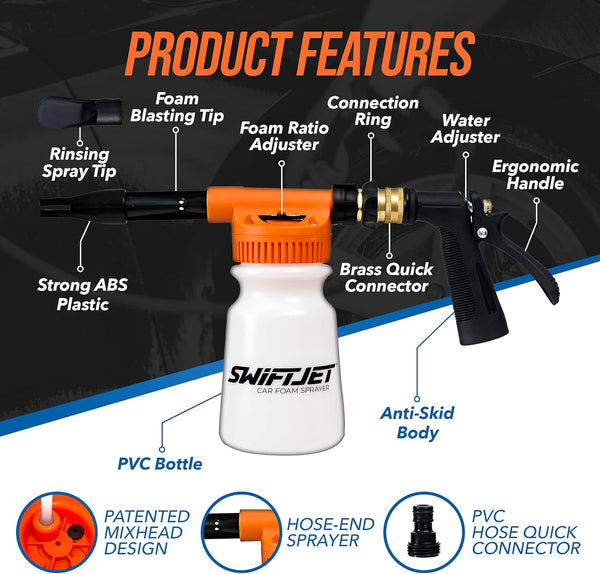 SwiftJet Foam Car Washer